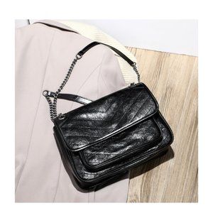 cowhide handbag oil wax cowhide ladies bag